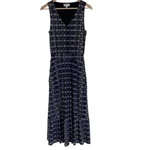 Evereve Womens Ava Mesh Midi Dress Size‎ Small Blue Sleeveless Sundress